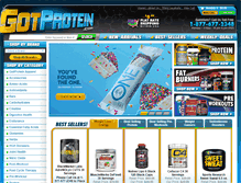 Tablet Screenshot of gotprotein.com